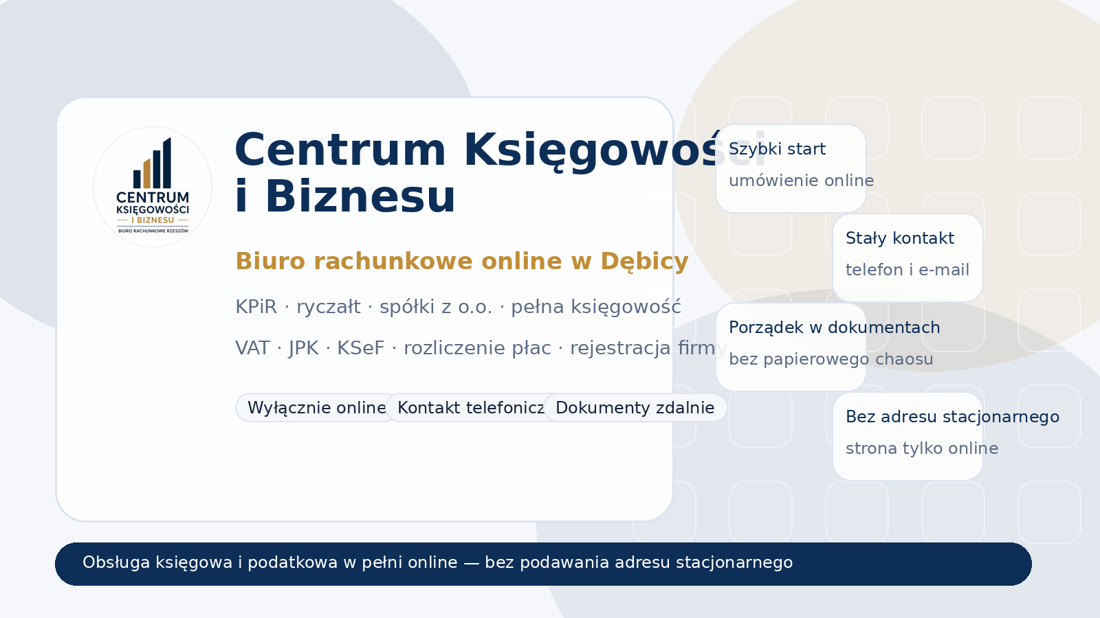 Nowoczesna księgowość dla firm dla firm z Dębicy