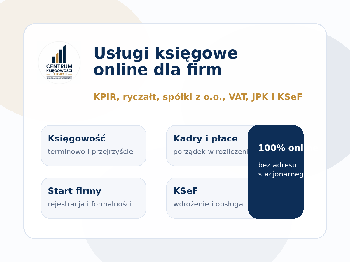 Usługi księgowe dla firm dla firm z Dębicy